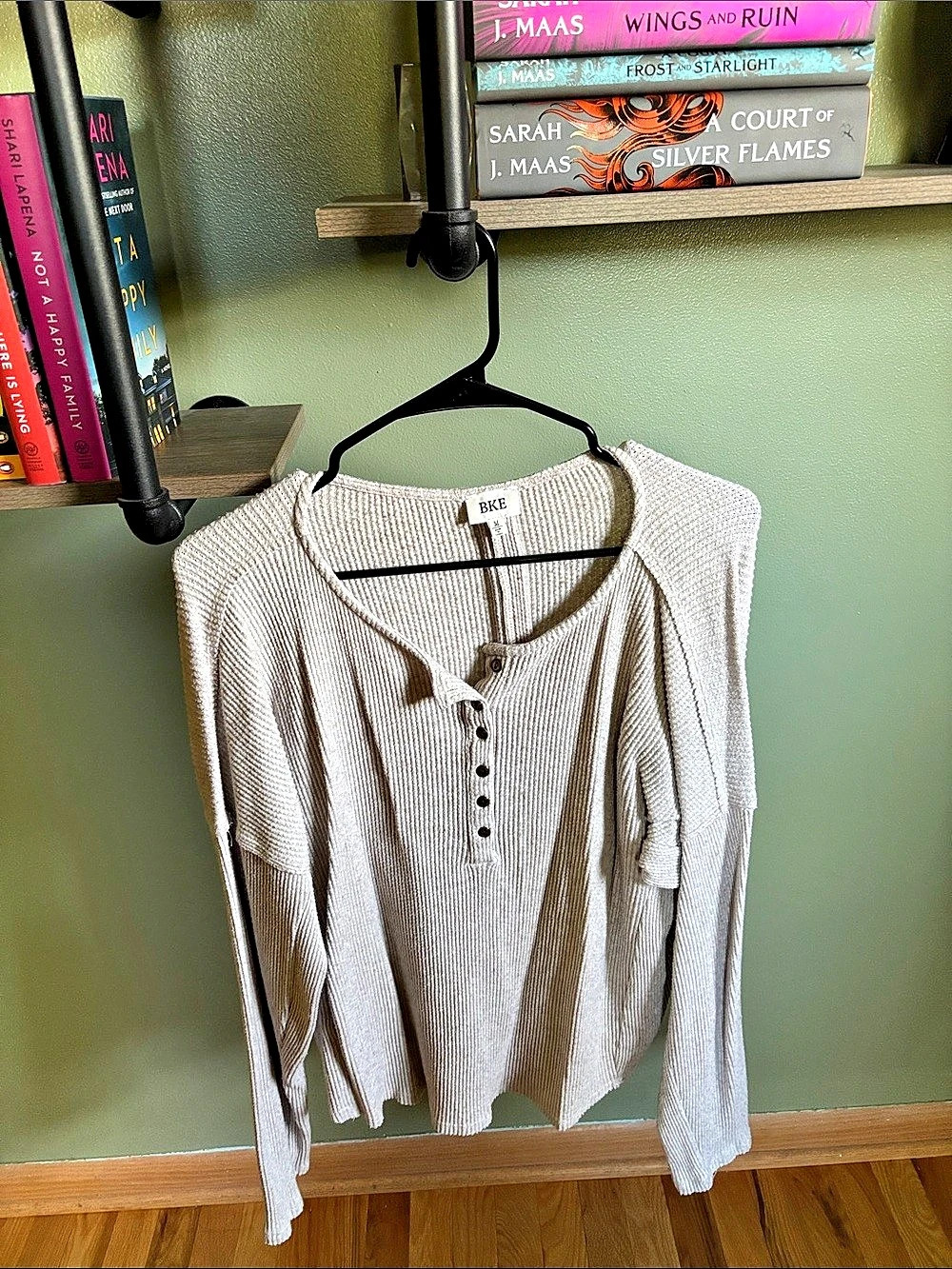 BKE Rib-Knit Henley